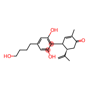 5-(4-Hydroxybutyl)-2-[(2R)-2-(1-methylethenyl)-4-oxo-5-methyl-5-cyclohexen-1-yl]benzene-1,3-diol