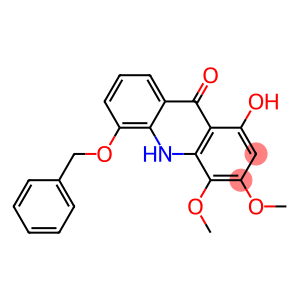 1-Hydroxy-3,4-dimethoxy-5-(benzyloxy)acridin-9(10H)-one