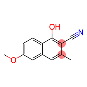 1-Hydroxy-3-methyl-6-methoxy-2-naphthalenecarbonitrile