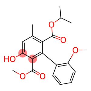 3-Hydroxy-5-methyl-2'-methoxy-1,1'-biphenyl-2,6-dicarboxylic acid 2-methyl 6-isopropyl ester
