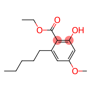 2-Hydroxy-4-methoxy-6-pentylbenzoic acid ethyl ester