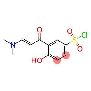 4-Hydroxy-5-(3-dimethylaminopropenoyl)benzenesulfonic acid chloride