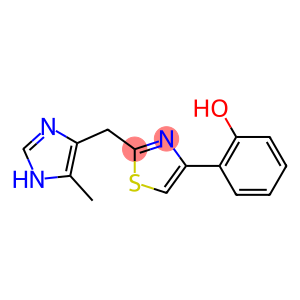 4-(2-Hydroxyphenyl)-2-(5-methyl-1H-imidazol-4-ylmethyl)thiazole