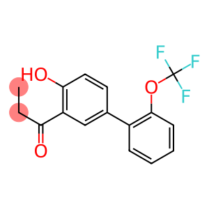 1-[4-hydroxy-2'-(trifluoromethoxy)-1,1'-biphenyl-3-yl]propan-1-one
