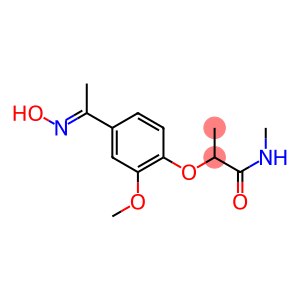 2-{4-[1-(hydroxyimino)ethyl]-2-methoxyphenoxy}-N-methylpropanamide