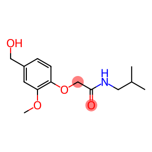 2-[4-(hydroxymethyl)-2-methoxyphenoxy]-N-(2-methylpropyl)acetamide