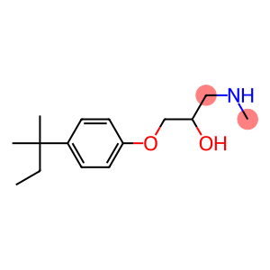 {2-hydroxy-3-[4-(2-methylbutan-2-yl)phenoxy]propyl}(methyl)amine