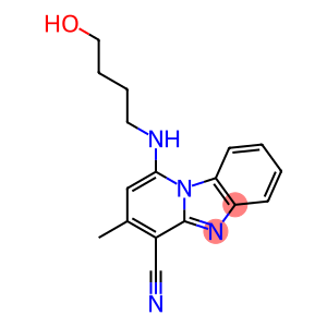 1-[(4-hydroxybutyl)amino]-3-methylpyrido[1,2-a]benzimidazole-4-carbonitrile