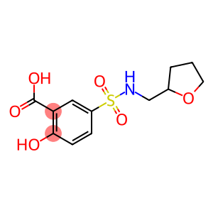 2-hydroxy-5-[(oxolan-2-ylmethyl)sulfamoyl]benzoic acid
