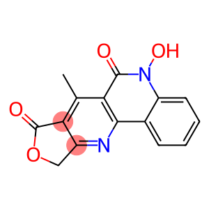 5-Hydroxy-7-methyl-5,11-diaza-9-oxa-9H-cyclopenta[b]phenanthrene-6,8(5H,10H)-dione