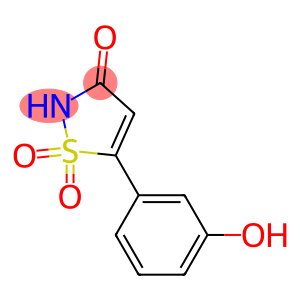 5-(3-Hydroxy-phenyl)-1,1-dioxo-1,2-dihydro-1l6-isothiazol-3-one