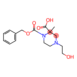 4-(2-Hydroxy-ethyl)-piperazine-1,2-dicarboxylic acid 1-benzyl ester 2-Methyl ester