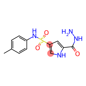 5-(hydrazinocarbonyl)-N-(4-methylphenyl)-1H-pyrrole-3-sulfonamide