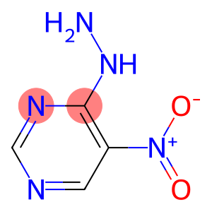 4-hydrazino-5-(nitro)pyrimidine