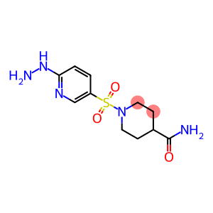 1-[(6-hydrazinylpyridine-3-)sulfonyl]piperidine-4-carboxamide