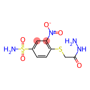4-[(2-hydrazino-2-oxoethyl)thio]-3-nitrobenzene-1-sulfonamide