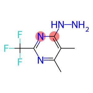 4-HYDRAZINO-5,6-DIMETHYL-2-(TRIFLUOROMETHYL)PYRIMIDINE, 95+%