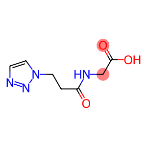 2-[3-(1H-1,2,3-triazol-1-yl)propanamido]acetic acid