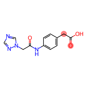 2-{4-[2-(1H-1,2,4-triazol-1-yl)acetamido]phenyl}acetic acid