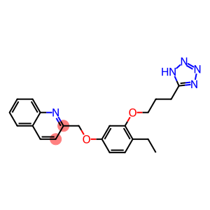 2-[3-[3-(1H-Tetrazol-5-yl)propoxy]-4-ethylphenoxymethyl]quinoline
