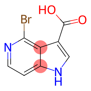 1H-Pyrrolo[3,2-c]pyridine-3-carboxylic  acid,  4-bromo-