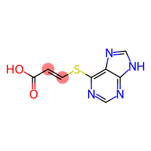 3-(9H-purin-6-ylthio)acrylic acid