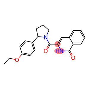 1(2H)-Isoquinolinone,  3-[[2-(4-ethoxyphenyl)-1-pyrrolidinyl]carbonyl]-