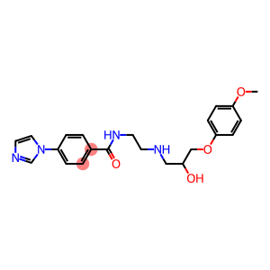 4-(1H-Imidazol-1-yl)-N-[2-[2-hydroxy-3-(4-methoxyphenoxy)propylamino]ethyl]benzamide