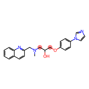 2-[4-(1H-Imidazol-1-yl)phenoxy]-1-[[N-(2-quinolinylmethyl)methylamino]methyl]ethanol