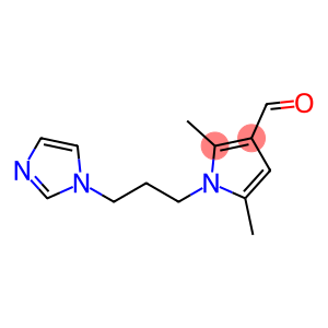 1-[3-(1H-imidazol-1-yl)propyl]-2,5-dimethyl-1H-pyrrole-3-carbaldehyde