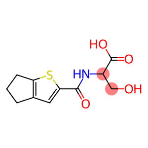 2-{4H,5H,6H-cyclopenta[b]thiophen-2-ylformamido}-3-hydroxypropanoic acid