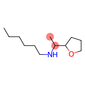 hexyl[1-(oxolan-2-yl)ethyl]amine