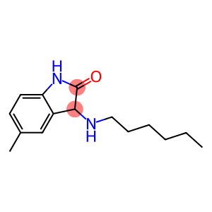 3-(hexylamino)-5-methyl-2,3-dihydro-1H-indol-2-one