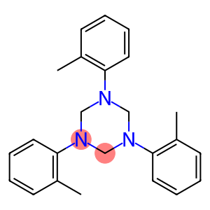 Hexahydro-1,3,5-tris(2-methylphenyl)-1,3,5-triazine