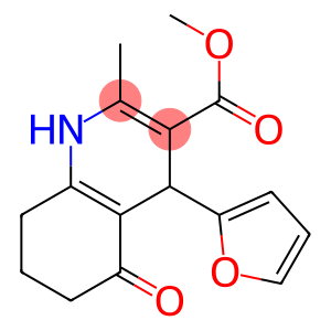 1,4,5,6,7,8-Hexahydro-2-methyl-4-(furan-2-yl)-5-oxoquinoline-3-carboxylic acid methyl ester
