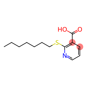 2-(heptylsulfanyl)pyridine-3-carboxylic acid