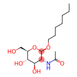 Heptyl2-acetamido-2-deoxy-b-D-glucopyranoside