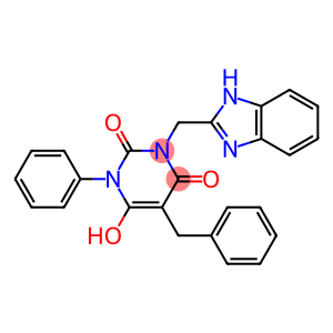 3-(1H-Benzimidazol-2-ylmethyl)-6-hydroxy-1-phenyl-5-benzylpyrimidine-2,4(1H,3H)-dione