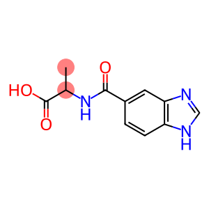 2-[(1H-benzimidazol-5-ylcarbonyl)amino]propanoic acid