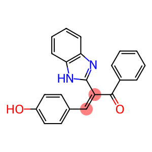 2-(1H-benzimidazol-2-yl)-3-(4-hydroxyphenyl)-1-phenyl-2-propen-1-one