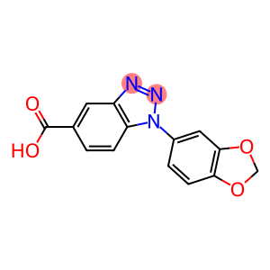 1-(2H-1,3-benzodioxol-5-yl)-1H-1,2,3-benzotriazole-5-carboxylic acid