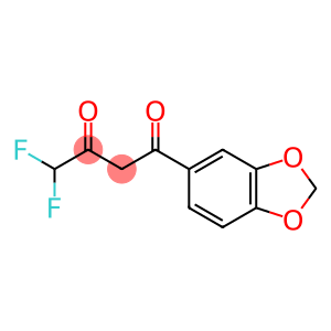 1-(2H-1,3-benzodioxol-5-yl)-4,4-difluorobutane-1,3-dione