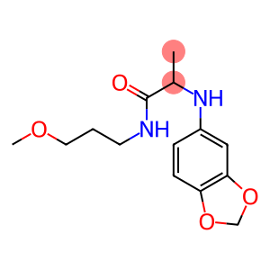 2-(2H-1,3-benzodioxol-5-ylamino)-N-(3-methoxypropyl)propanamide