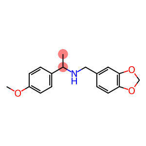 (2H-1,3-benzodioxol-5-ylmethyl)[1-(4-methoxyphenyl)ethyl]amine
