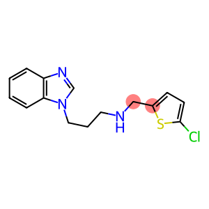 [3-(1H-1,3-benzodiazol-1-yl)propyl][(5-chlorothiophen-2-yl)methyl]amine
