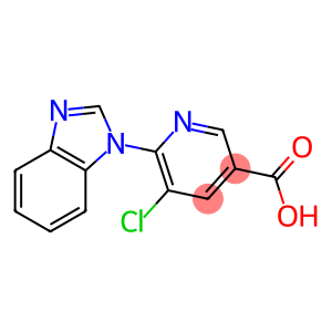 6-(1H-benzimidazol-1-yl)-5-chloronicotinic acid