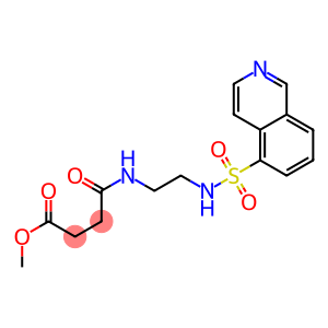 4-[2-(5-Isoquinolinylsulfonylamino)ethylamino]-4-oxobutyric acid methyl ester