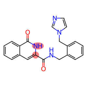 3-Isoquinolinecarboxamide,  1,2-dihydro-N-[[2-(1H-imidazol-1-ylmethyl)phenyl]methyl]-1-oxo-