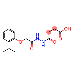 4-{2-[2-(2-isopropyl-5-methylphenoxy)acetyl]hydrazino}-4-oxobutanoic acid