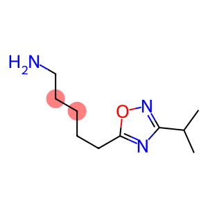 5-(3-isopropyl-1,2,4-oxadiazol-5-yl)pentan-1-amine